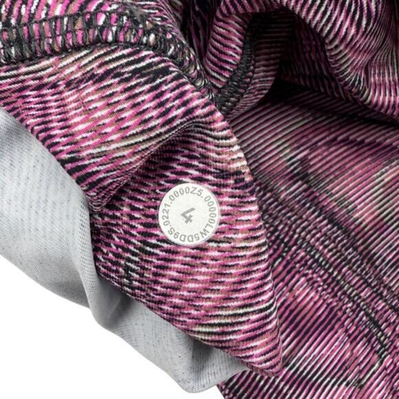LULULEMON Swift Speed High-Rise Tight 28" Size 4 Dimensional Sonic Pink Multi - Picture 8 of 8